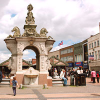 Dudley city centre